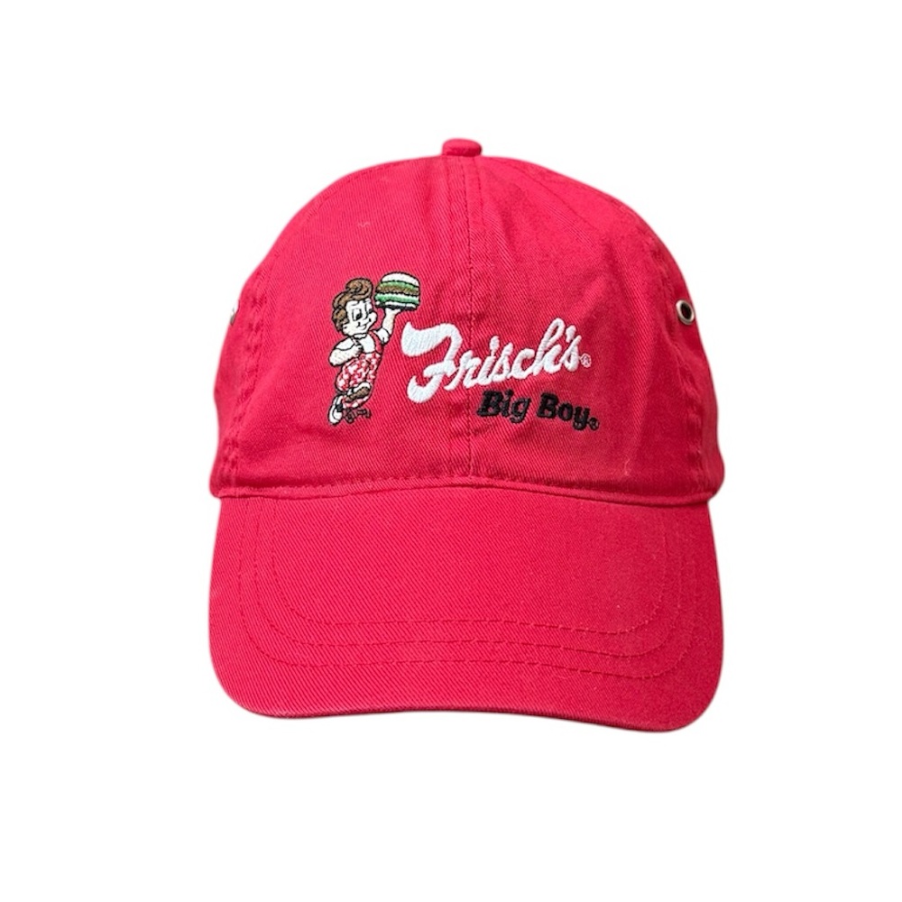 Frisch’s Big Boy Hat Baseball Cap Employee Uniform Crew